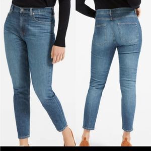 Everlane high rise skinny ankle jeans 25
